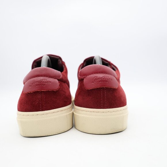 Good Man Brand Edge Men's Size US 10 Low Top Lace Up Sneakers Burgundy Suede - Picture 5 of 10